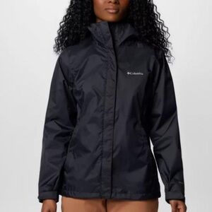 Women’s Columbia Omni Tech Arcadia II Rain Proof Jacket with hood medium